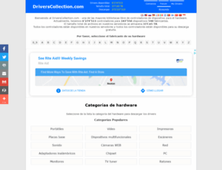 es.driverscollection.com screenshot