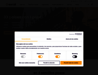 es.eurail.com screenshot