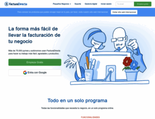 es.facturadirecta.com screenshot