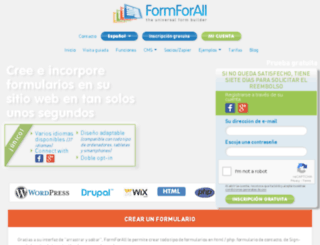 es.formforall.com screenshot