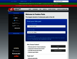 es.fowlersparts.co.uk screenshot