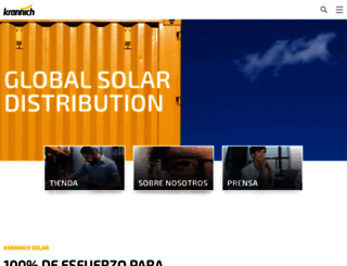es.krannich-solar.com screenshot