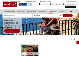 es.mydays.com screenshot