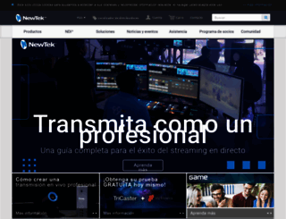 es.newtek.com screenshot