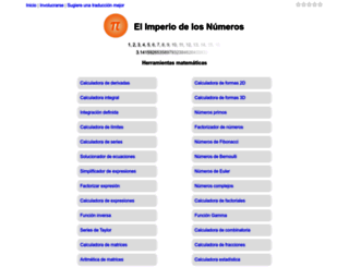 es.numberempire.com screenshot