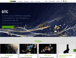 es.nvidia.com screenshot