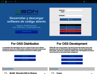 es.osdn.net screenshot