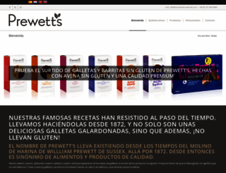 es.prewettsbiscuits.com screenshot