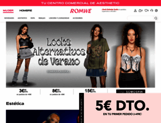 es.romwe.com screenshot