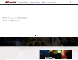 es.transcend-info.com screenshot