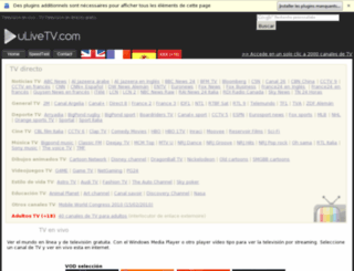 es.ulivetv.com screenshot