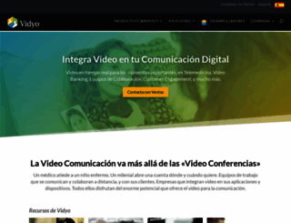 es.vidyo.com screenshot
