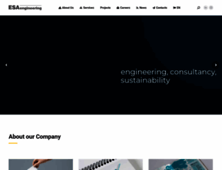 esa-engineering.com screenshot