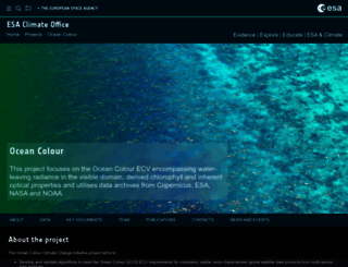esa-oceancolour-cci.org screenshot