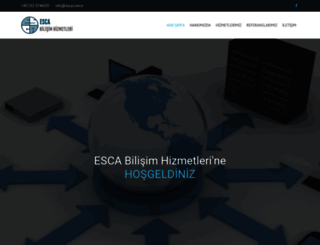 esca.com.tr screenshot