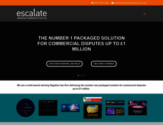 escalatedisputes.co.uk screenshot