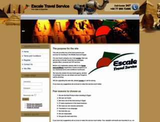 escale-travel.com screenshot