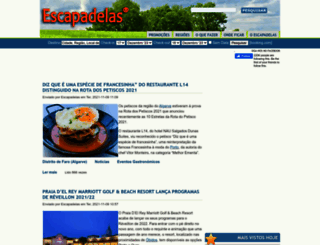 escapadelas.com screenshot