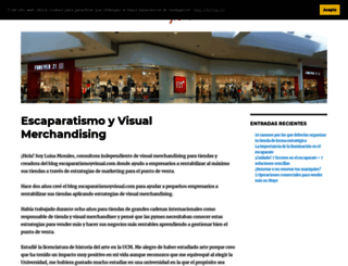 escaparatismoyvisual.com screenshot