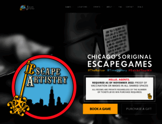 escape-artistry.com screenshot