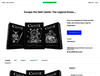 escape-the-dark-castle.projectdomino.com screenshot
