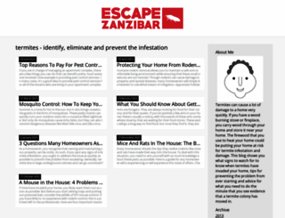 escape-zanzibar.com screenshot