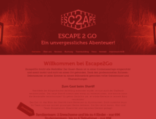 escape2go.de screenshot
