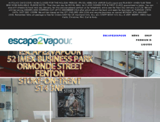 escape2vapour-7q8e.squarespace.com screenshot