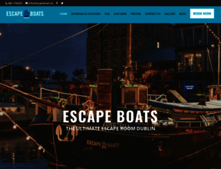 escapeboats.ie screenshot