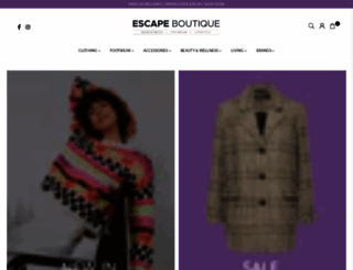 escapeboutique.co.uk screenshot
