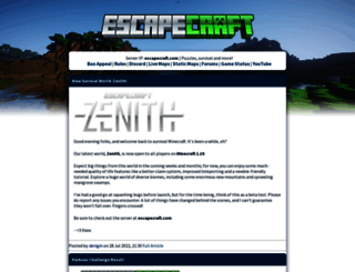 escapecraft.net screenshot