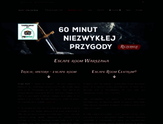 escapegamewarszawa.pl screenshot