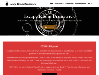 escaperoombrunswick.com screenshot