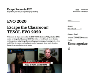 escaperoomelt.wordpress.com screenshot