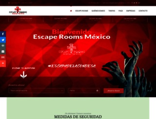 escaperoomsmexico.com screenshot