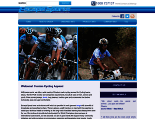 escapesports.com.au screenshot