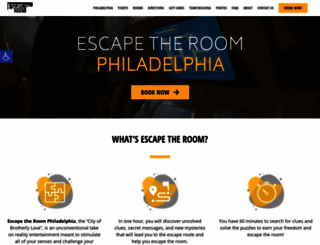 escapetheroomphilly.com screenshot