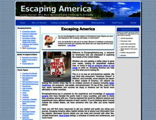 escapingamerica.org screenshot