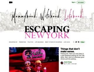 escapingnewyork.com screenshot