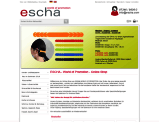 escha.com screenshot