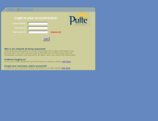 eschedule.pulte.com screenshot