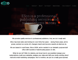 esco.co.uk screenshot