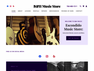 escondidomusicstore.com screenshot