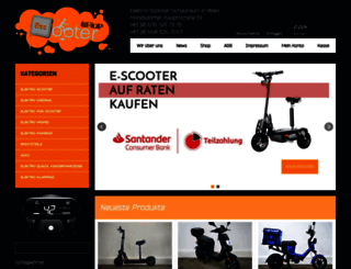 escooter-shop.at screenshot