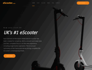 escooter.co.uk screenshot