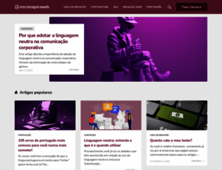 escrevaparaweb.com.br screenshot