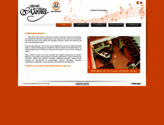 escuelademusicaaurora.com screenshot