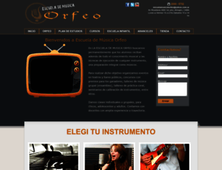 escuelamusicalorfeo.com.ar screenshot