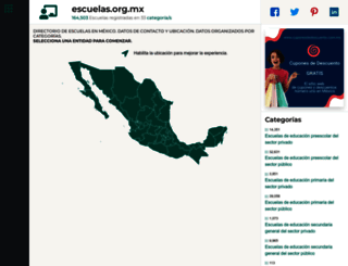 escuelas.org.mx screenshot