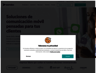 esendex.es screenshot